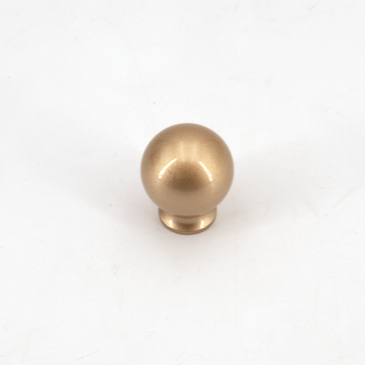 Sugatsune KK-B25SSG: 25mm Spherical Cabinet Knob - Satin Gold