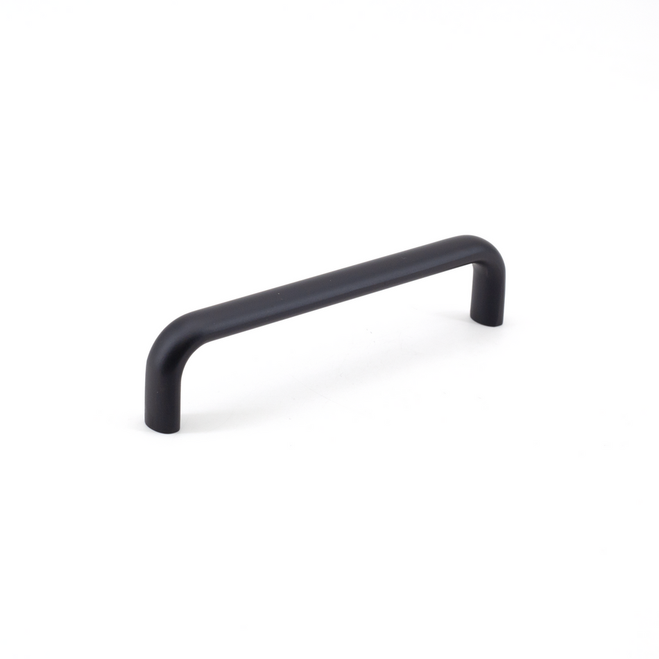Sugatsune KK-H130BL: 120mm cc Oval Bar Cabinet Pull - Black