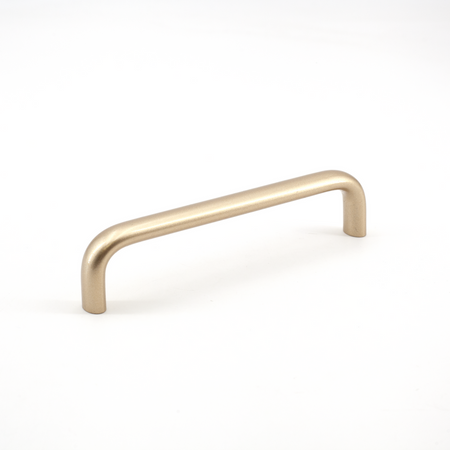 Sugatsune KK-H130SSG: 120mm cc Oval Bar Cabinet Pull - Satin Gold