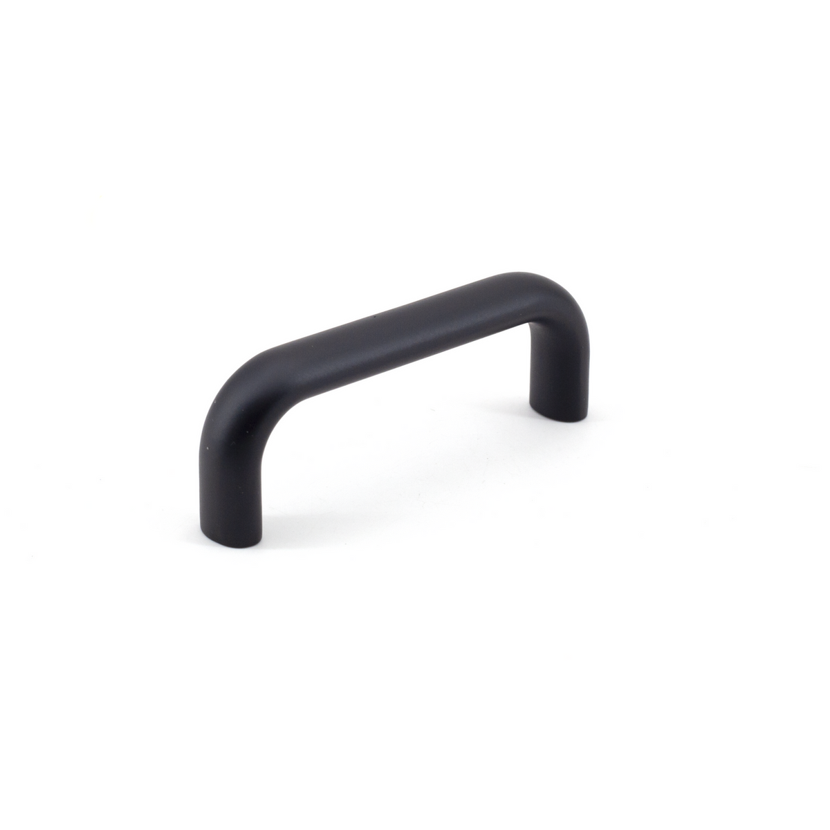 Sugatsune KK-H80BL: 70mm cc Oval Bar Cabinet Pull - Black
