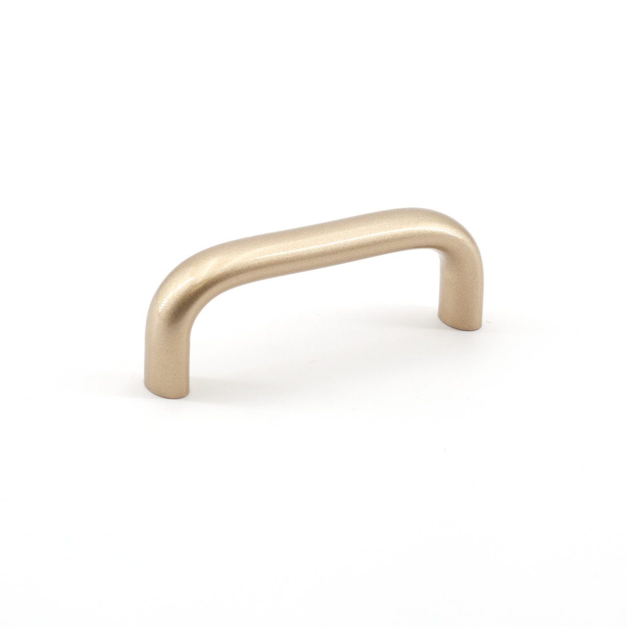 Sugatsune KK-H80SSG: 70mm cc Oval Bar Cabinet Pull - Satin Gold