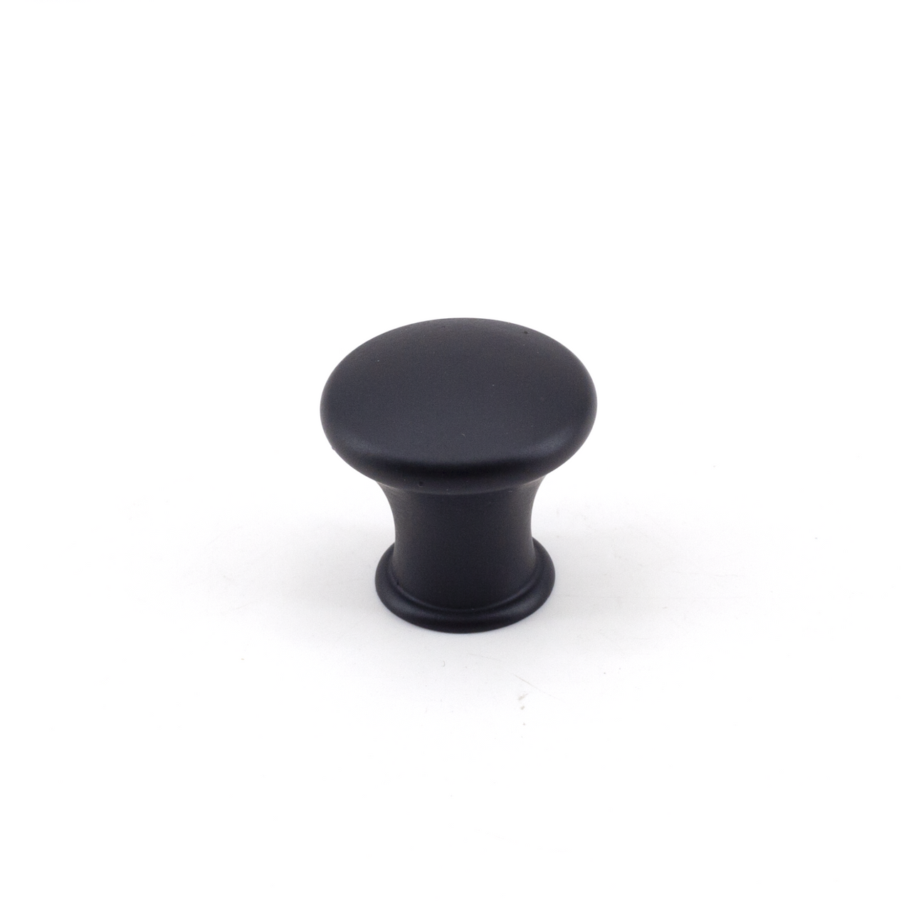 Sugatsune KK-T24BL: 24mm Classic Round Cabinet Knob - Black