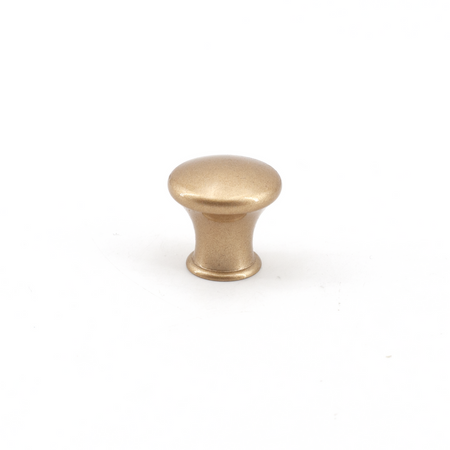 Sugatsune KK-T24SSG: 24mm Classic Round Cabinet Knob - Satin Gold