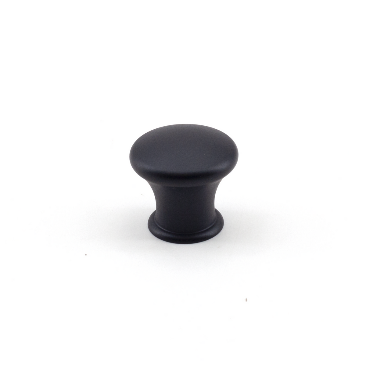 Sugatsune KK-T28BL: 28mm Classic Round Cabinet Knob - Black