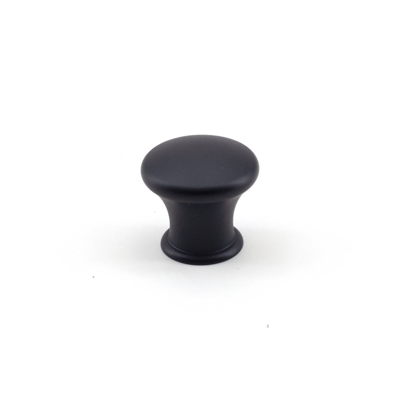 Sugatsune KK-T28BL: 28mm Classic Round Cabinet Knob - Black