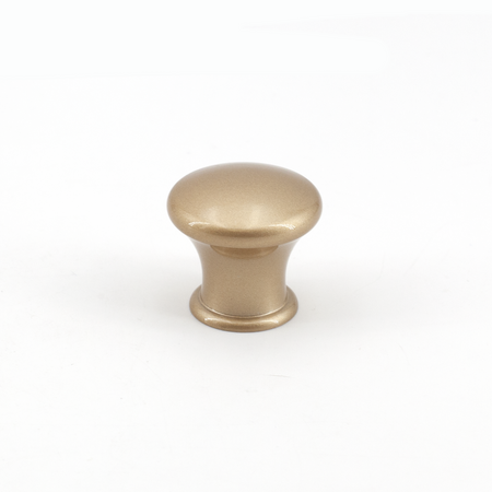 Sugatsune KK-T28SSG: 28mm Classic Round Cabinet Knob - Satin Gold
