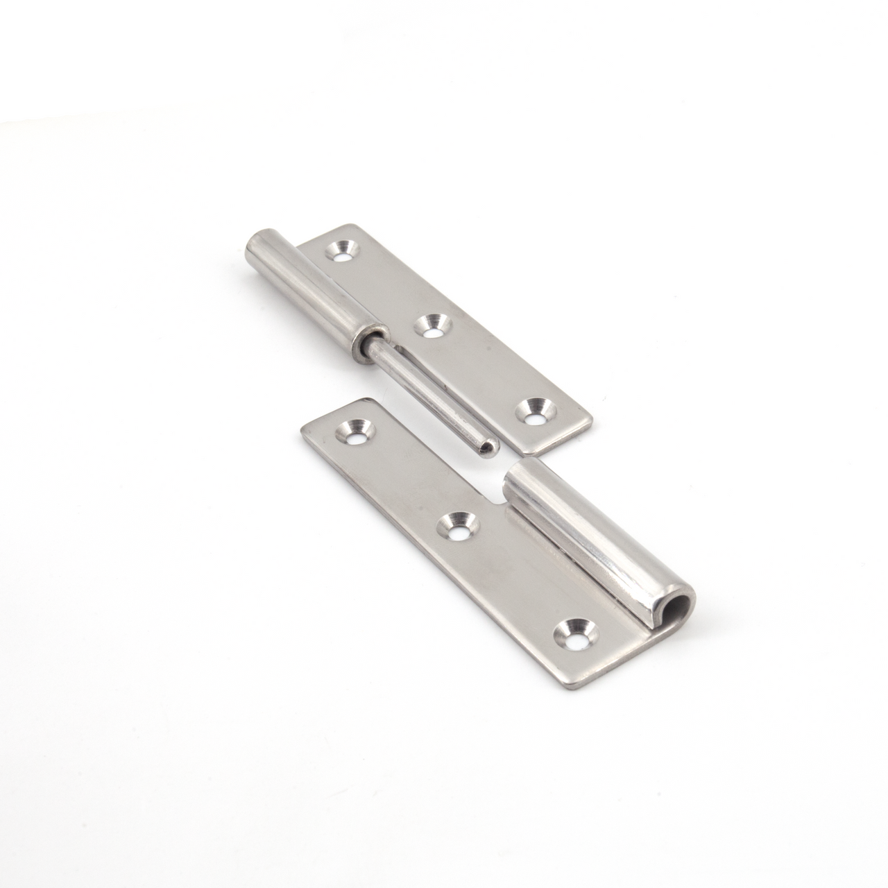 Sugatsune KN-75R-SS: 74mm cc Lift-Off Hinge (right) - Polished Stainless Steel