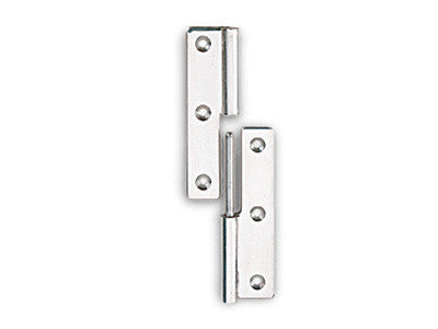 Sugatsune KN-75R-SS: 74mm cc Lift-Off Hinge (right) - Polished Stainless Steel
