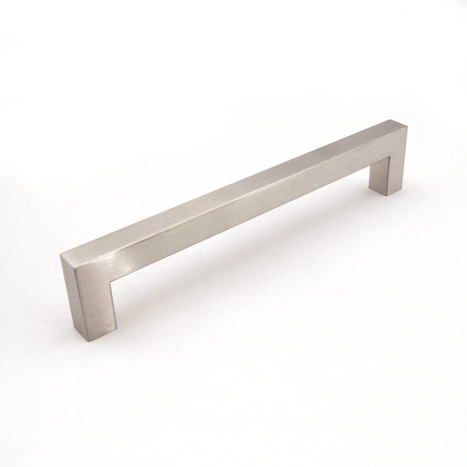 Sugatsune KPH-192: 192mm cc Square Bar Cabinet Pull - Satin Stainless Steel