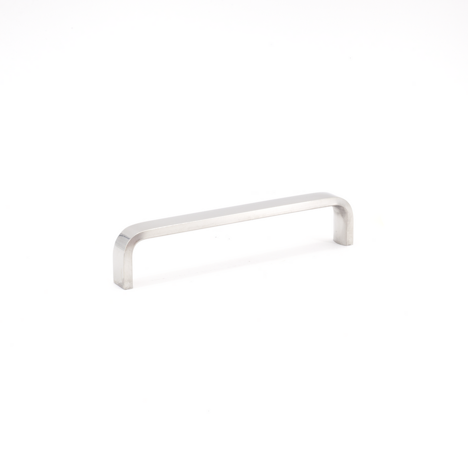 Sugatsune KS-440/M: 4" cc D-Handle Cabinet Pull - Mirror Stainless Steel