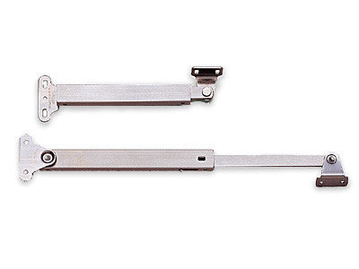 Sugatsune L-195: 195mm Lid Stay - Satin Stainless Steel