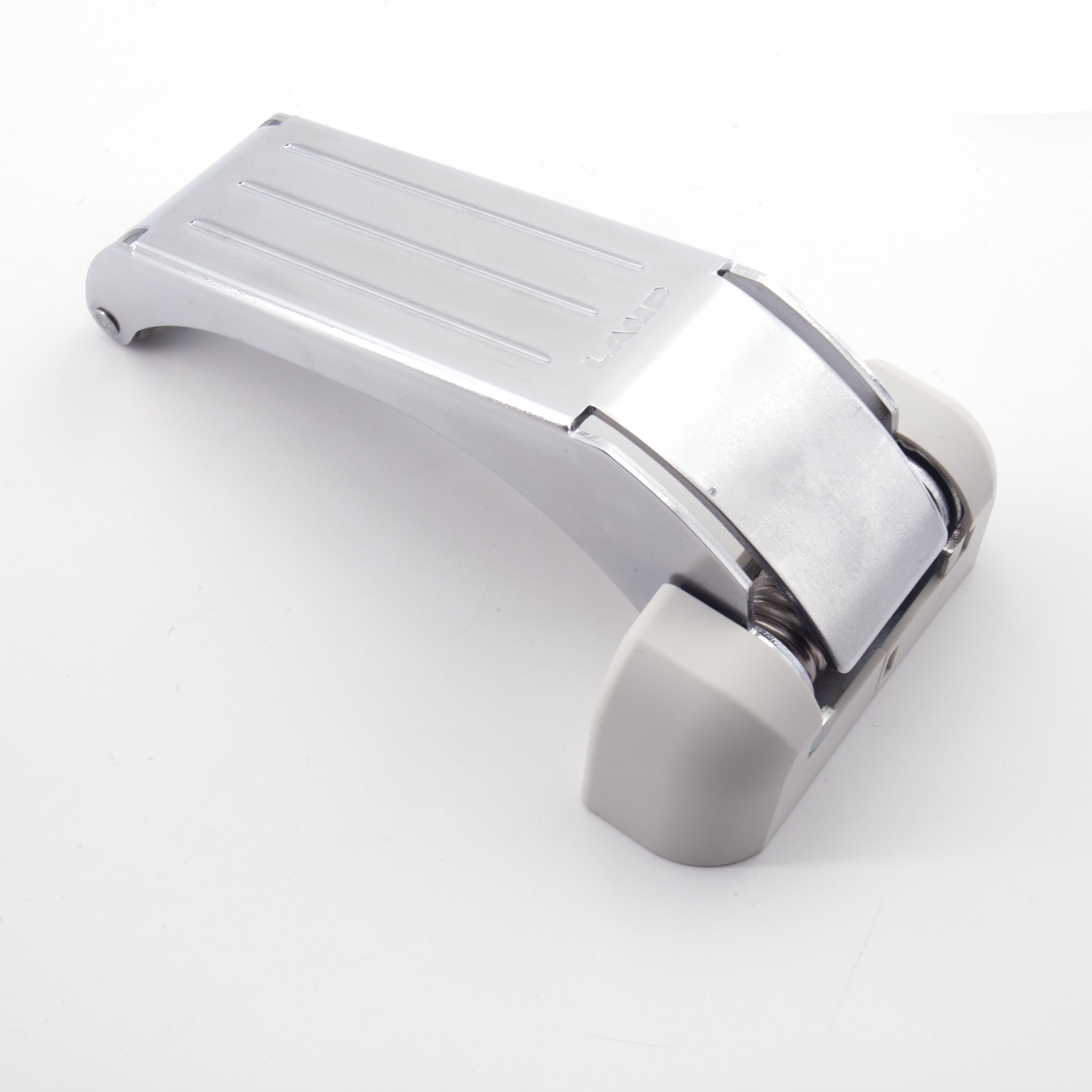 Sugatsune LAD-ST-H: High Torque Lift Assist Damper w/Angle Stopper - Off White/Chrome/Nickel
