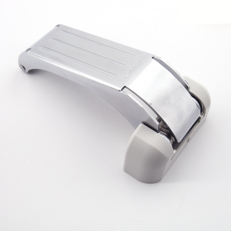 Sugatsune LAD-ST-H: High Torque Lift Assist Damper w/Angle Stopper - Off White/Chrome/Nickel
