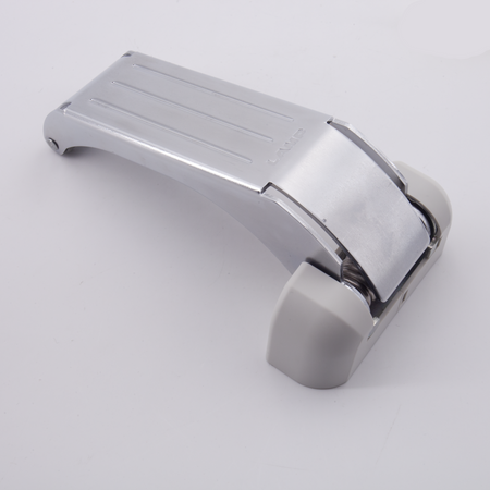 Sugatsune LAD-ST-L: Light Torque Lift Assist Damper w/Angle Stopper - Off White/Chrome/Nickel