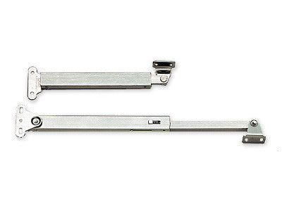 Sugatsune LB-215: 215mm Lid Stay - Polished Chrome/Satin Stainless Steel