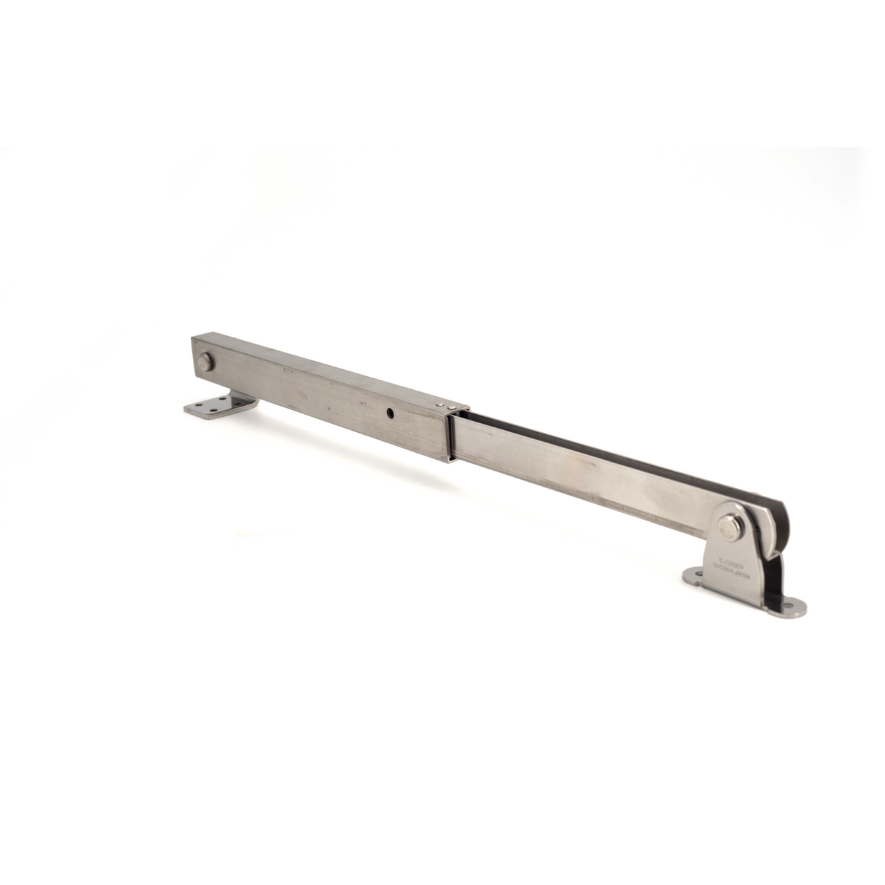 Sugatsune LBTS-450L: 450mm Heavy Duty Multi-Angle Lid Stay (left) - Satin Stainless Steel