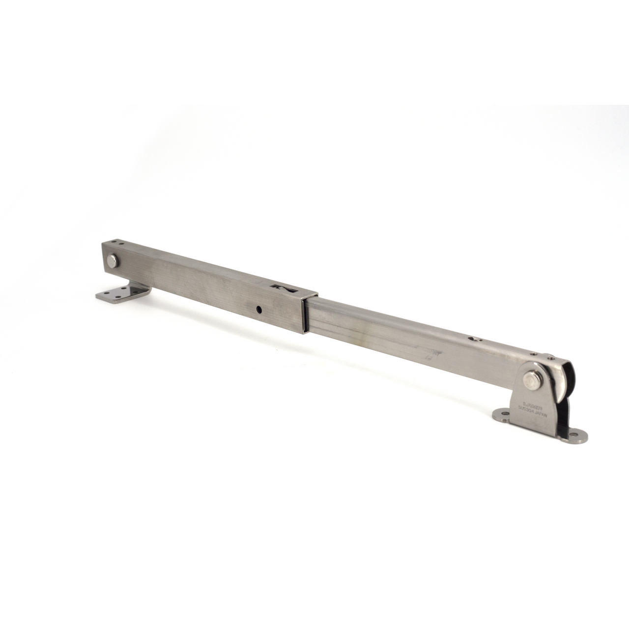 Sugatsune LBTS-450R: 450mm Heavy Duty Multi-Angle Lid Stay (right) - Satin Stainless Steel