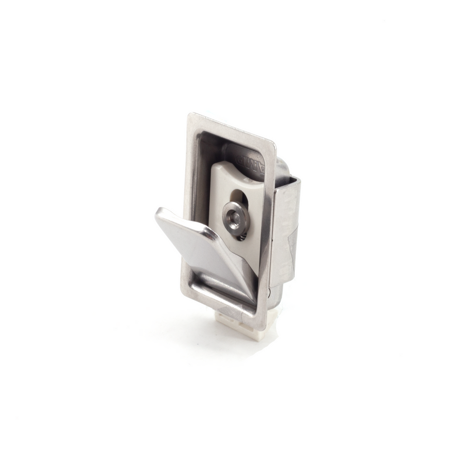 Sugatsune LC-48-5: 48mm Flush Slam Latch - Stainless Steel/PBT