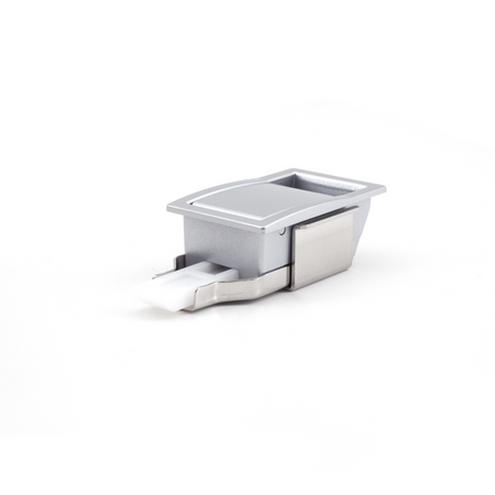 Sugatsune LC-65A: 58mm Flush Slam Latch - Stainless Steel/White