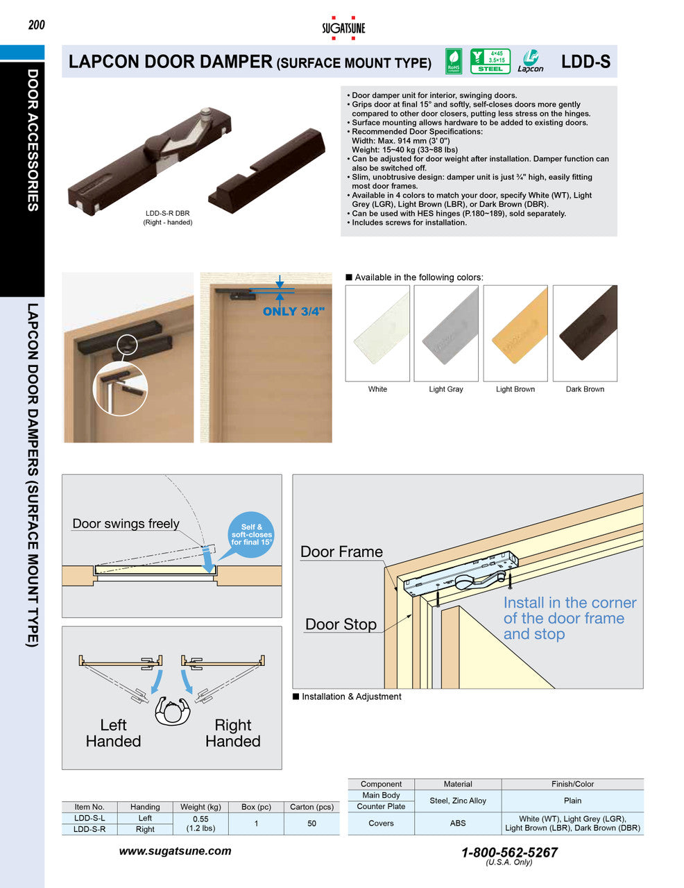 Specification Sheet