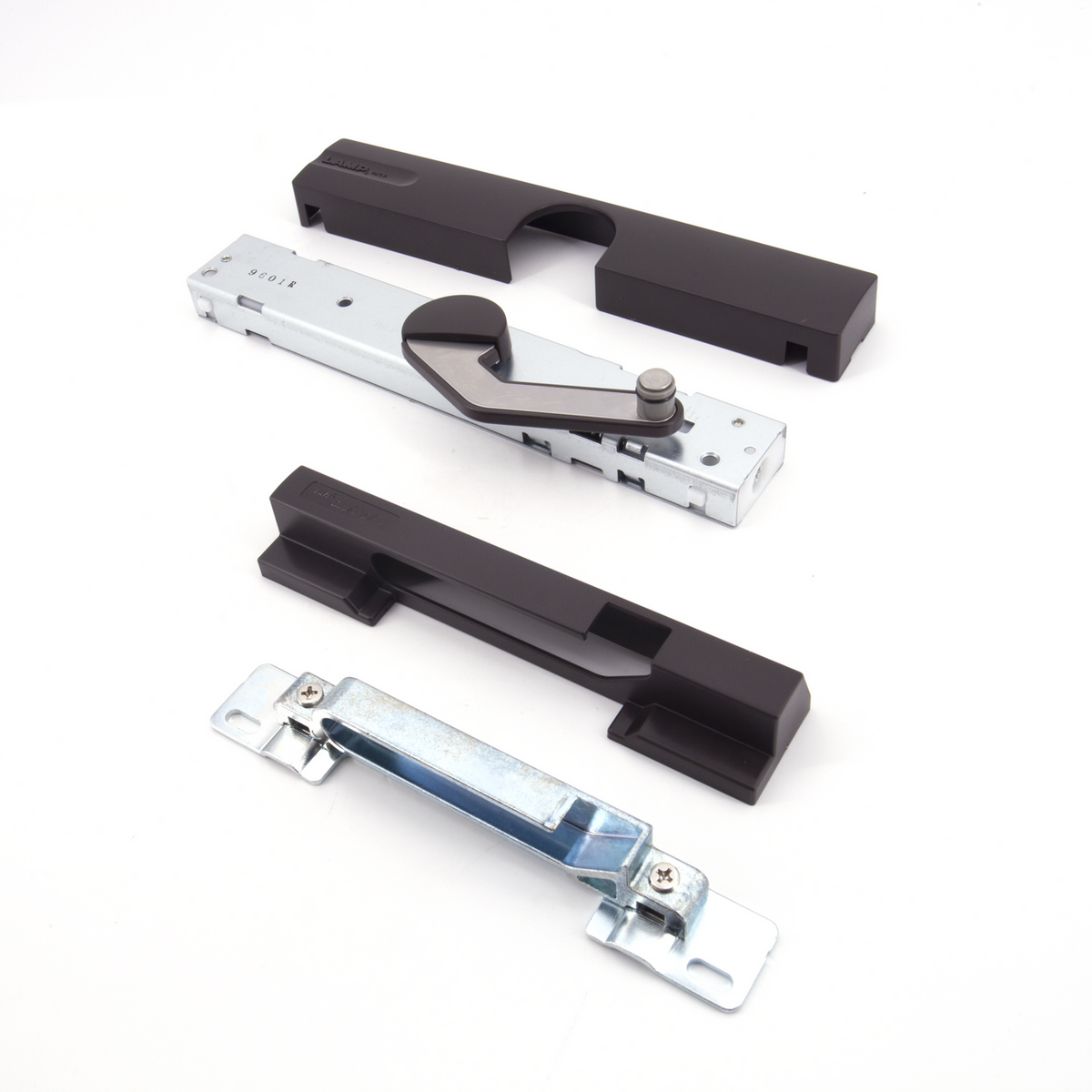 Sugatsune LDD-S-R/DBR: Surface Mount Door Damper (right) - Dark Brown