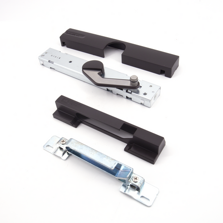 Sugatsune LDD-S-R/DBR: Surface Mount Door Damper (right) - Dark Brown