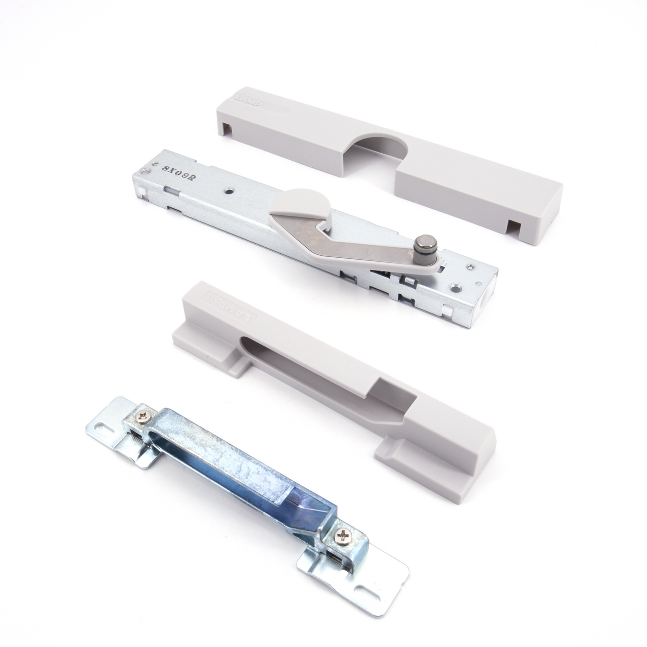 Sugatsune LDD-S-R/LGR: Surface Mount Door Damper (right) - Light Grey