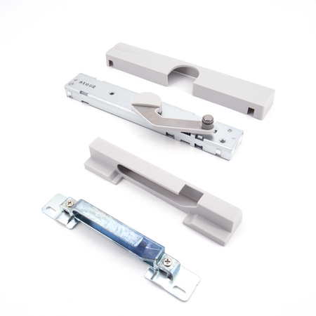 Sugatsune LDD-S-R/LGR: Surface Mount Door Damper (right) - Light Grey