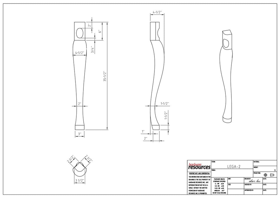 Specification Drawing