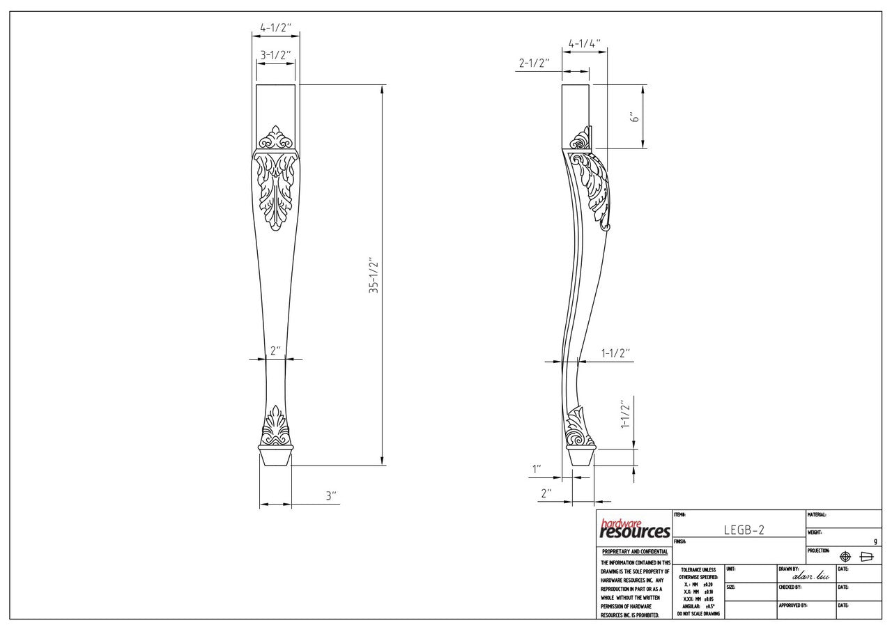 Specification Drawing