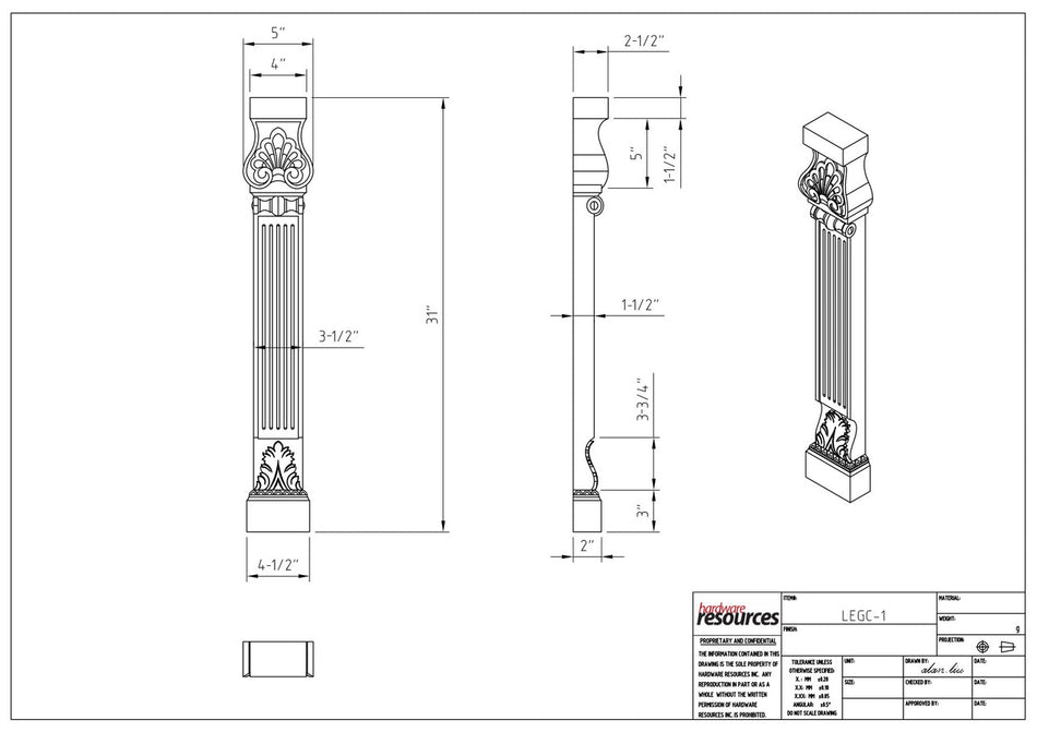 Specification Drawing