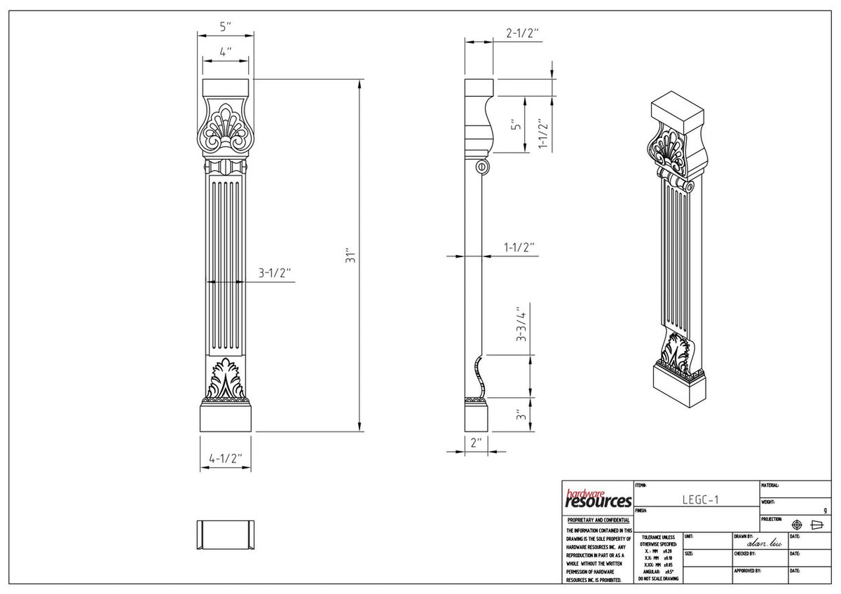Specification Drawing