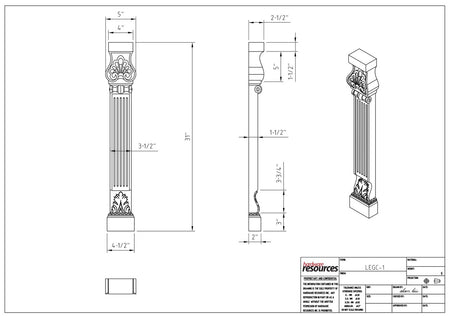 Specification Drawing