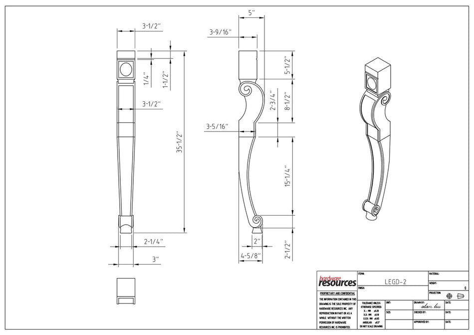 Specification Drawing