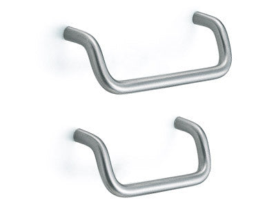 Sugatsune LF-12-96: 96mm Offset Wire Cabinet Pull - Satin Stainless Steel