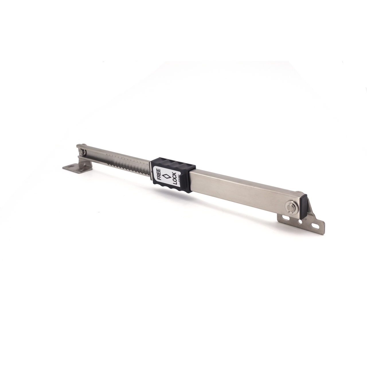 Sugatsune L-FS350A: 350mm Multi-Angle Lid Stay w/Lock - Satin Stainless Steel