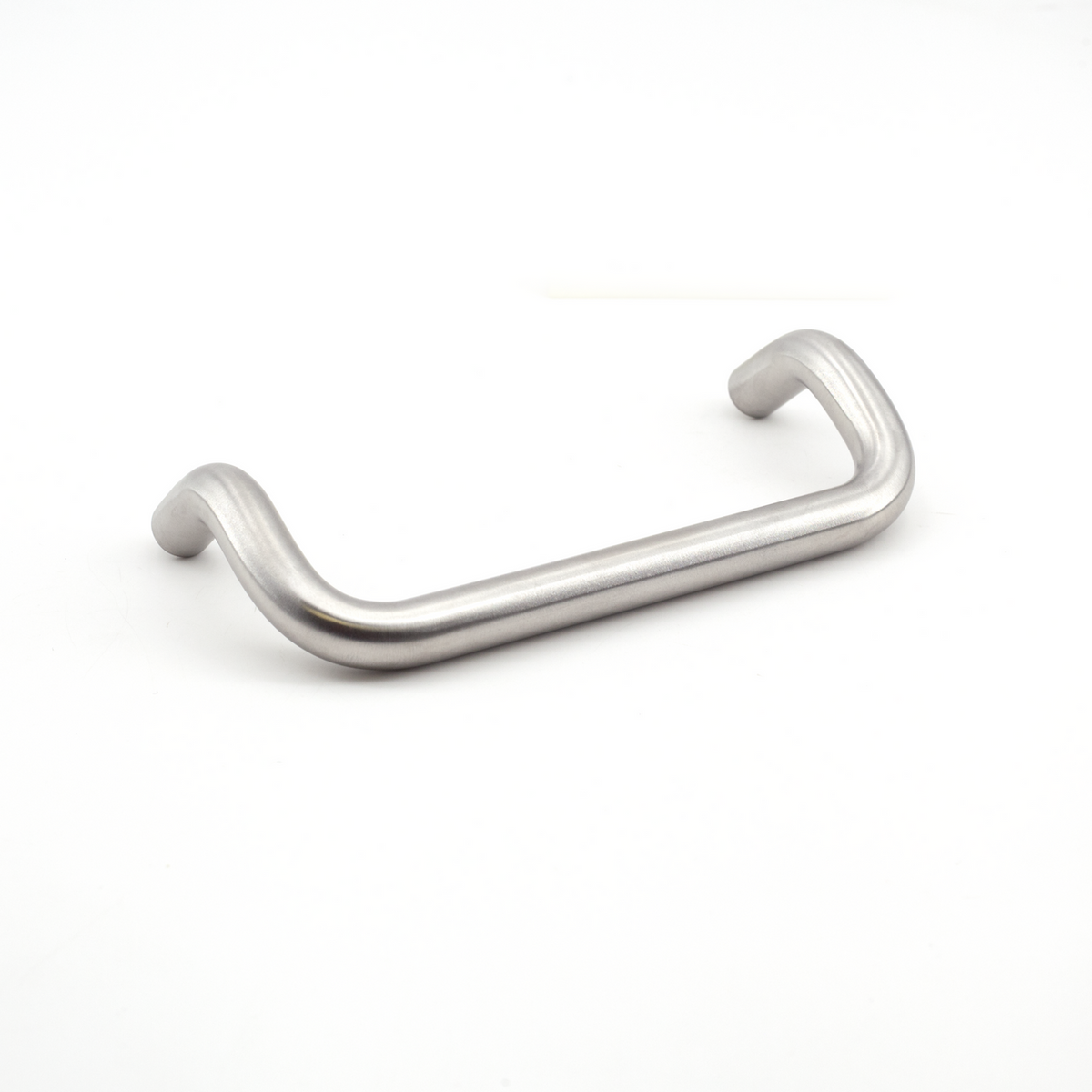 Sugatsune LF-12-128: 128mm Offset Wire Cabinet Pull - Satin Stainless Steel