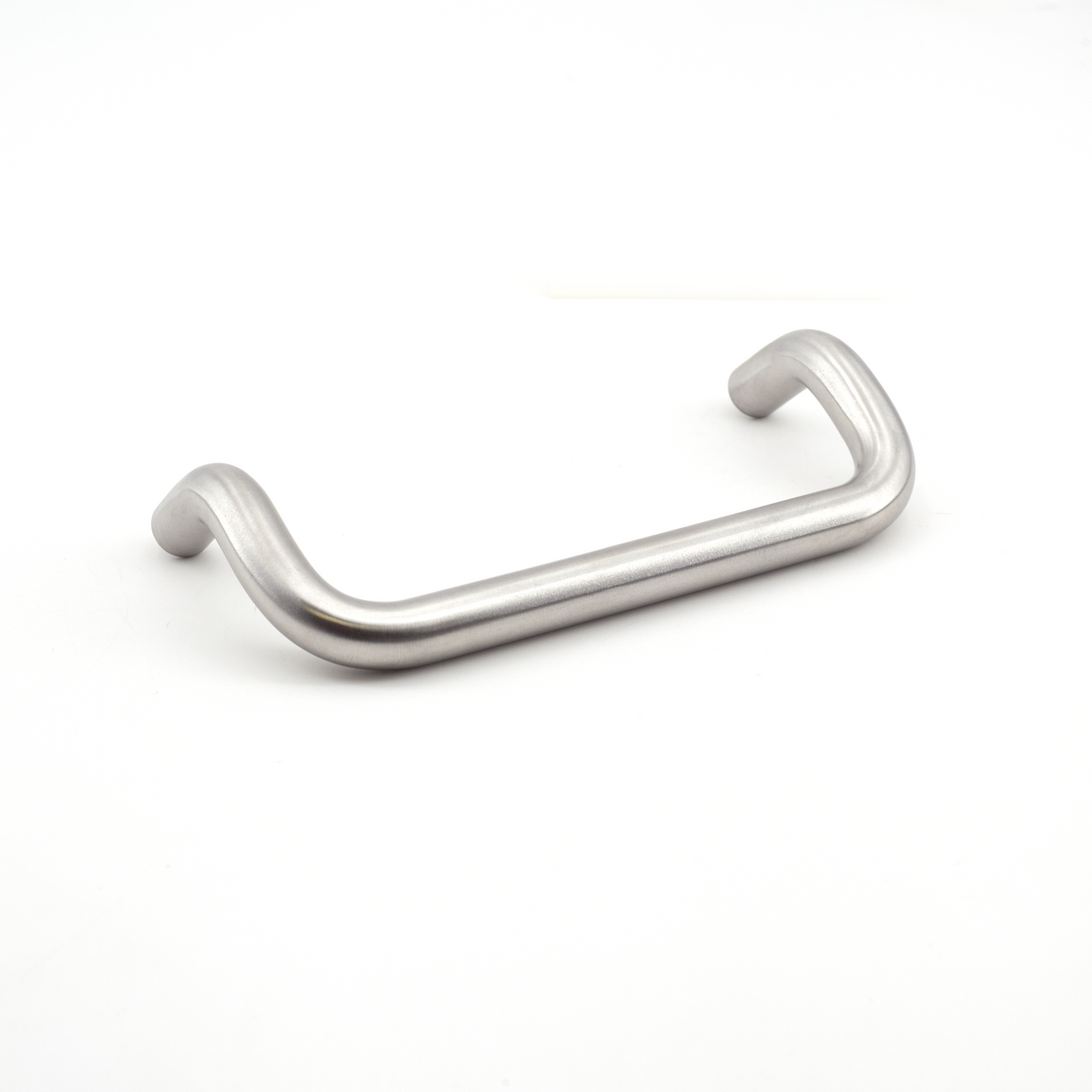 Sugatsune LF-12-128: 128mm Offset Wire Cabinet Pull - Satin Stainless Steel