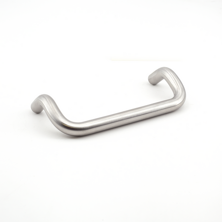 Sugatsune LF-12-128: 128mm Offset Wire Cabinet Pull - Satin Stainless Steel