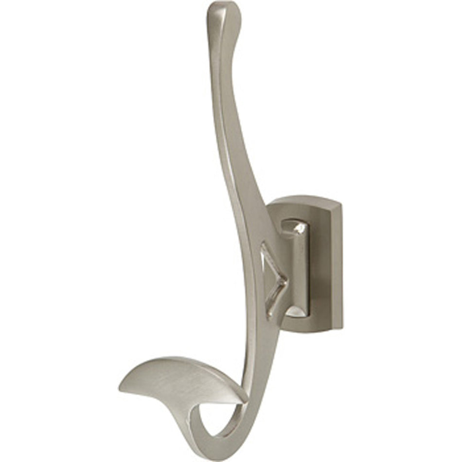 Atlas LGH-BRN: Legacy Double Wall Hook - Brushed Nickel