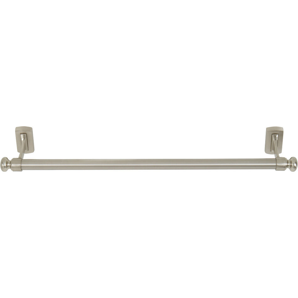 Atlas LGTB18-BRN: 18" cc Legacy Single Towel Bar - Brushed Nickel