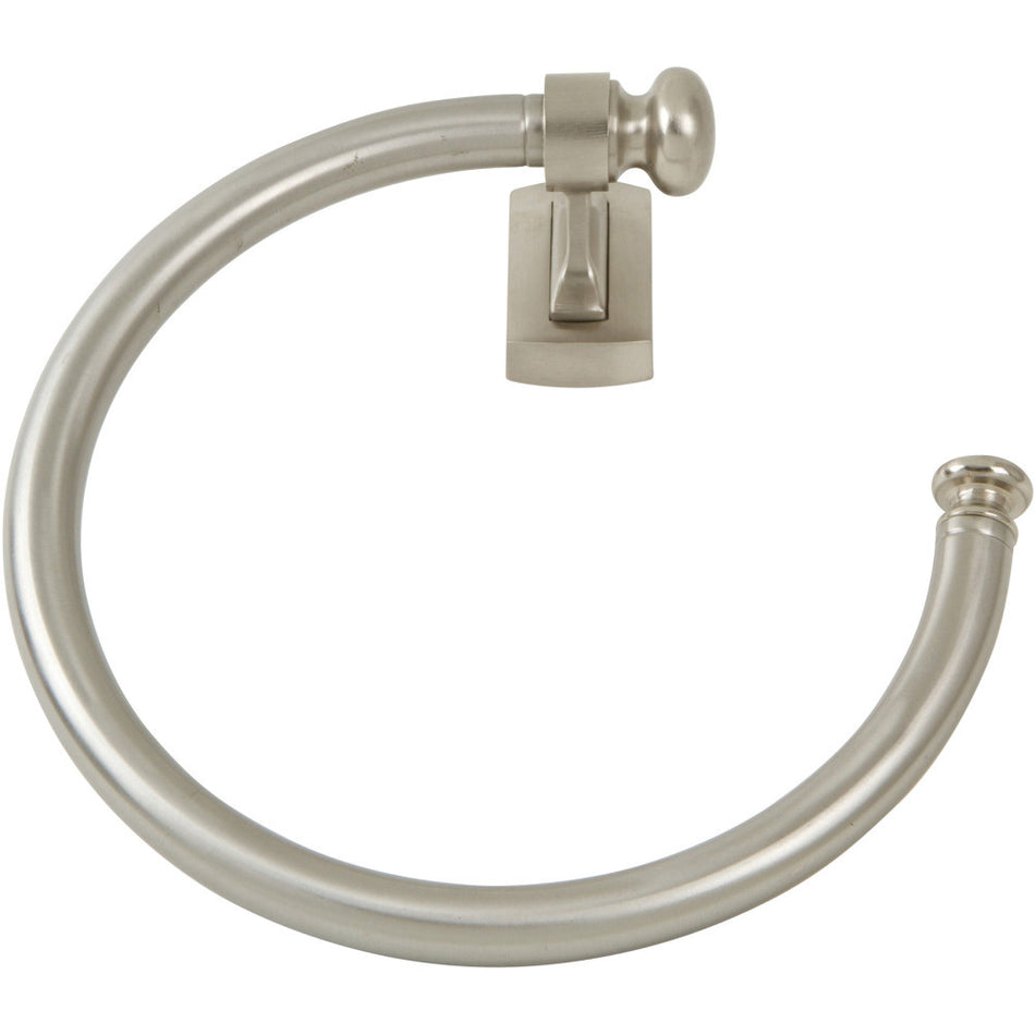 Atlas LGTR-BRN: Legacy Towel Ring - Brushed Nickel