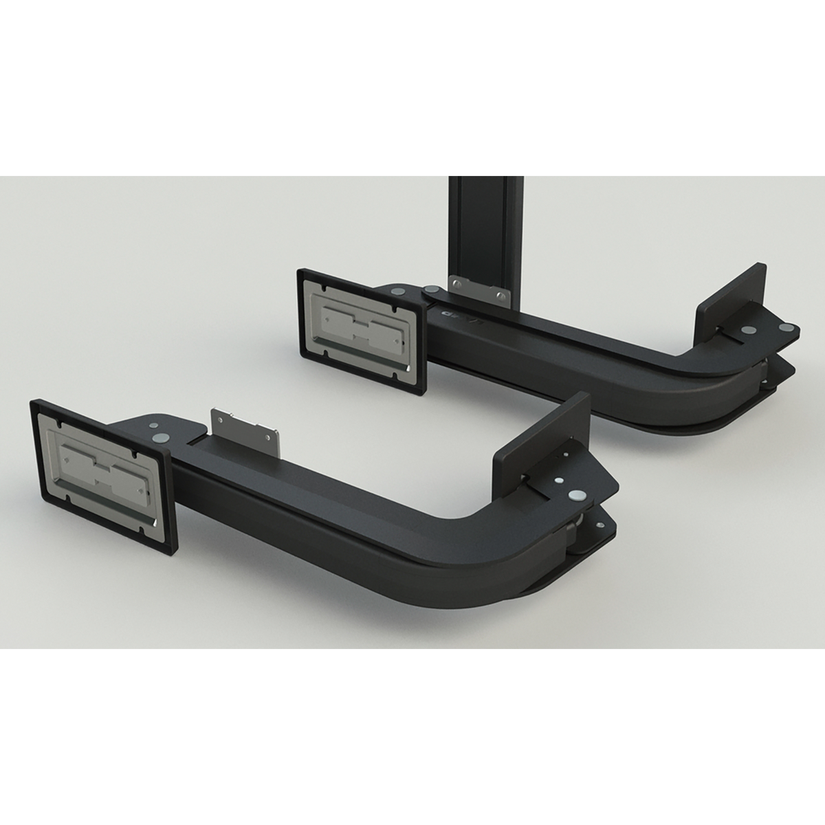 Sugatsune LIN-X800H-BL-S: MonoFlat Lateral Opening Cabinet Door System - Black