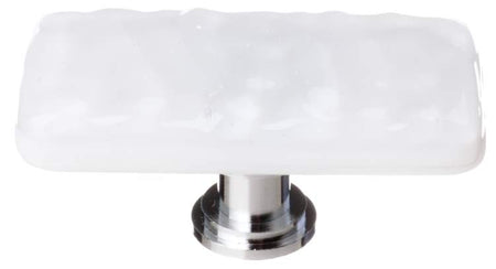 Sietto LK-212: 2" Glacier Cabinet Knob - White
