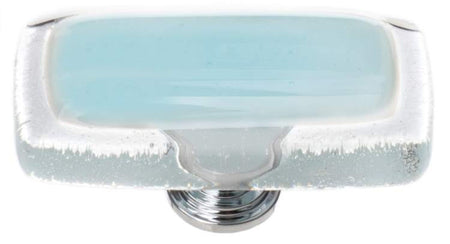 Sietto LK-702: 2" Reflective Cabinet Knob - Light Aqua