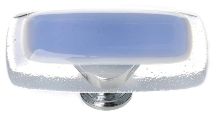 Sietto LK-704: 2" Reflective Cabinet Knob - Sky Blue