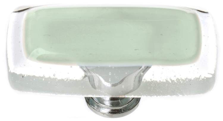 Sietto LK-712: 2" Reflective Cabinet Knob - Spruce Green