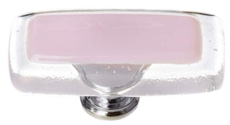 Sietto LK-717: 2" Reflective Cabinet Knob - Pink