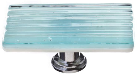 Sietto K-801: 1-1/4" Texture Cabinet Knob - Light Aqua