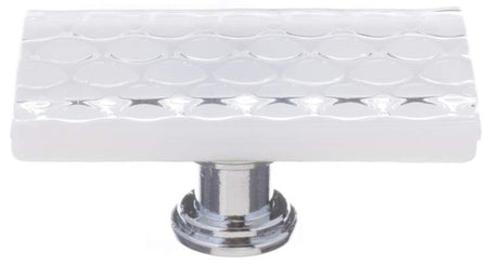Sietto LK-900: 2" Texture Cabinet Knob - White